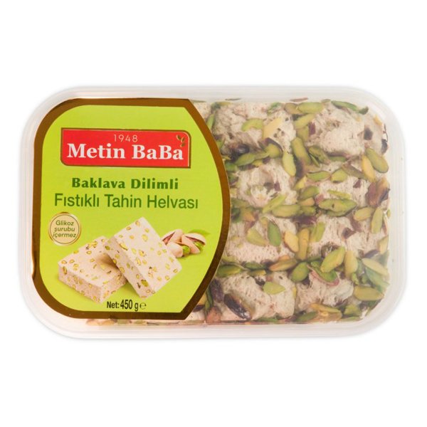 Baklava Dilimli Fıstıklı Helva 450 gr