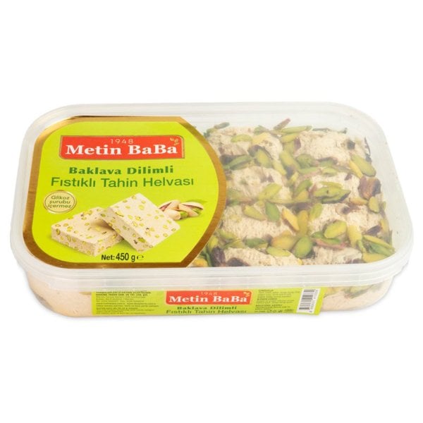 Baklava Dilimli Fıstıklı Helva 450 gr