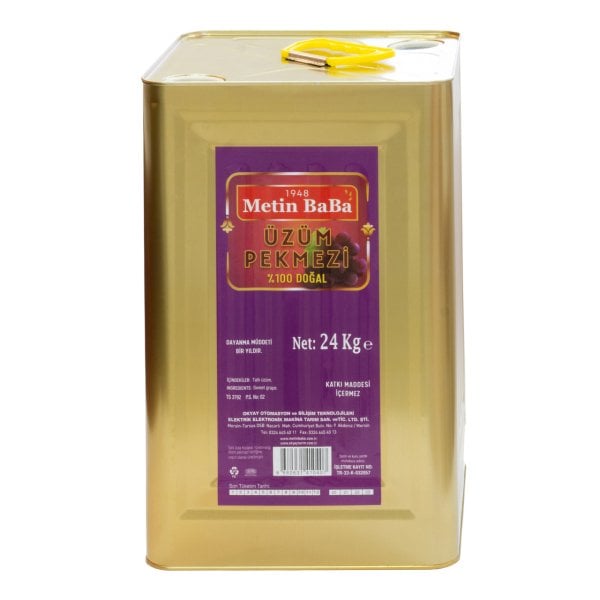 Teneke Üzüm Pekmezi 24 kg