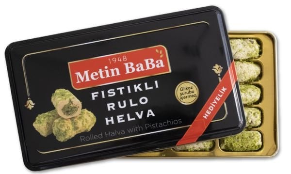 Fıstıklı Rulo Helva Desenli Kapak 300 gr