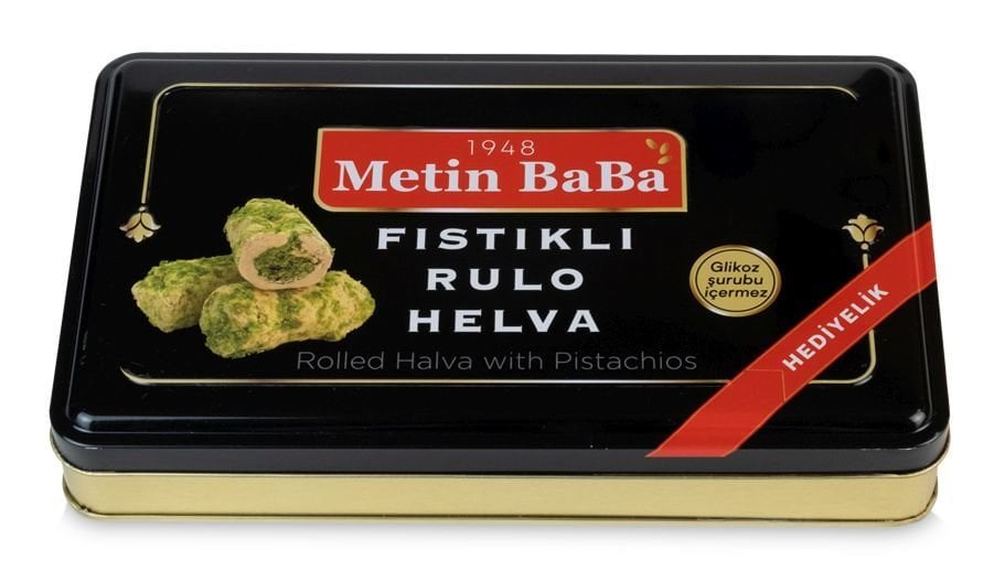 Fıstıklı Rulo Helva Desenli Kapak 300 gr
