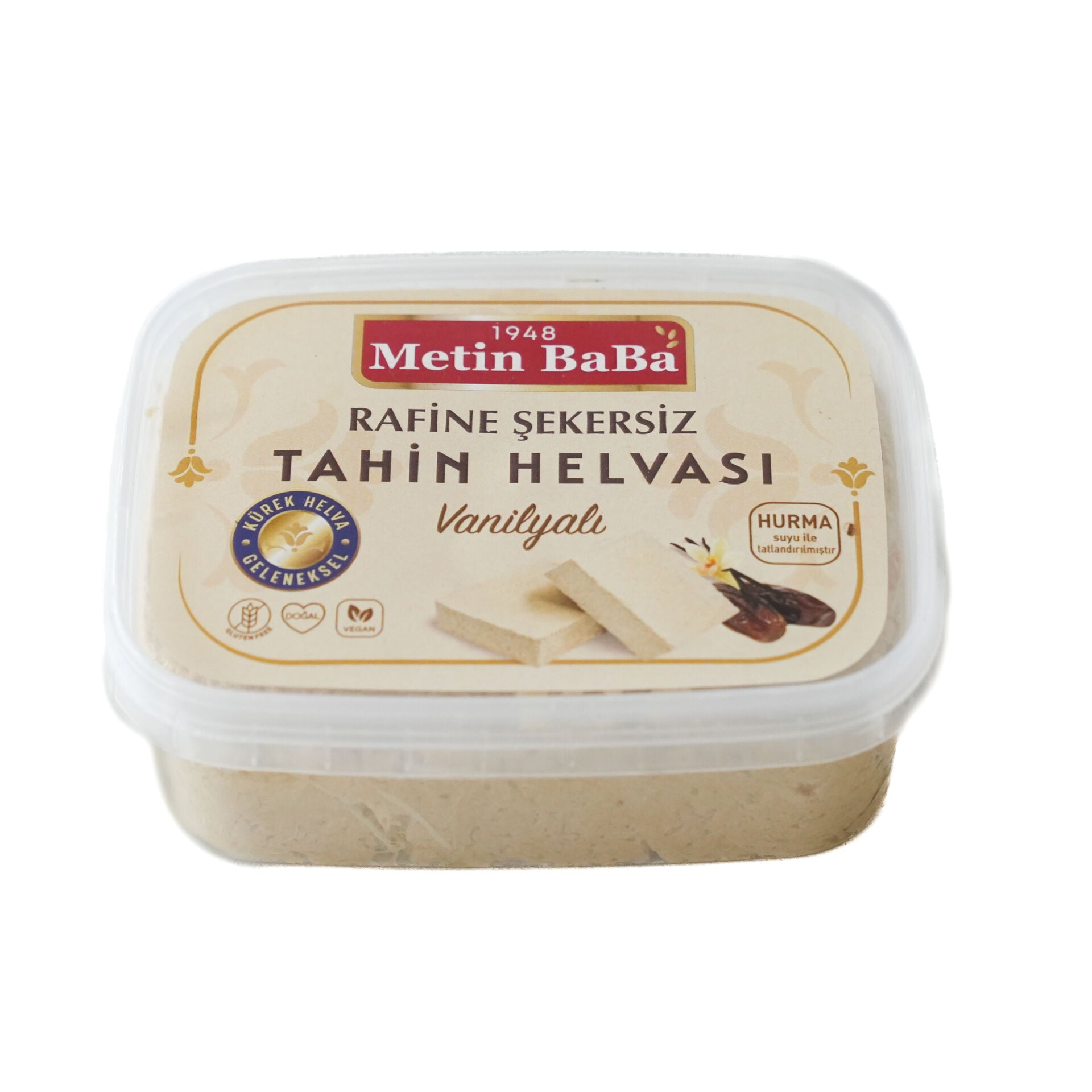 Vanilyalı Rafine Şekersiz Tahin Helvası