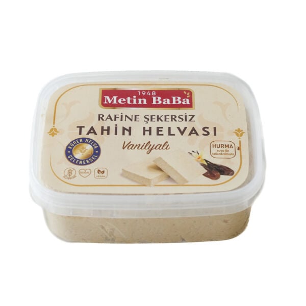 Vanilyalı Rafine Şekersiz Tahin Helvası