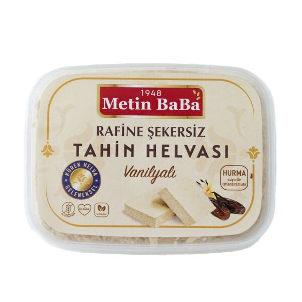 Vanilyalı Rafine Şekersiz Tahin Helvası